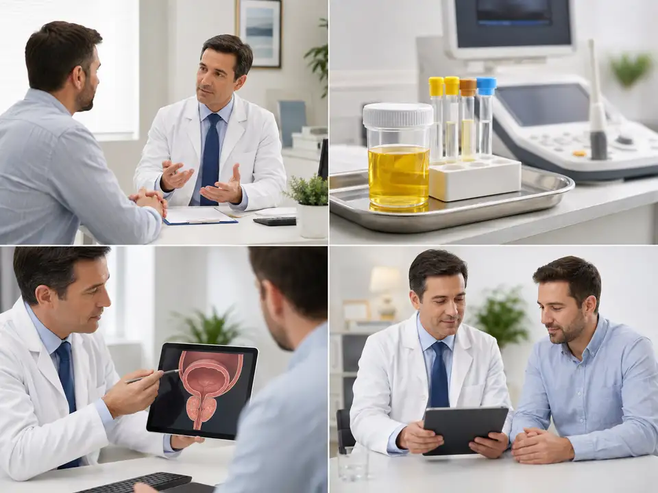 Patient information visual for What Happens at a First Urology Appointment?