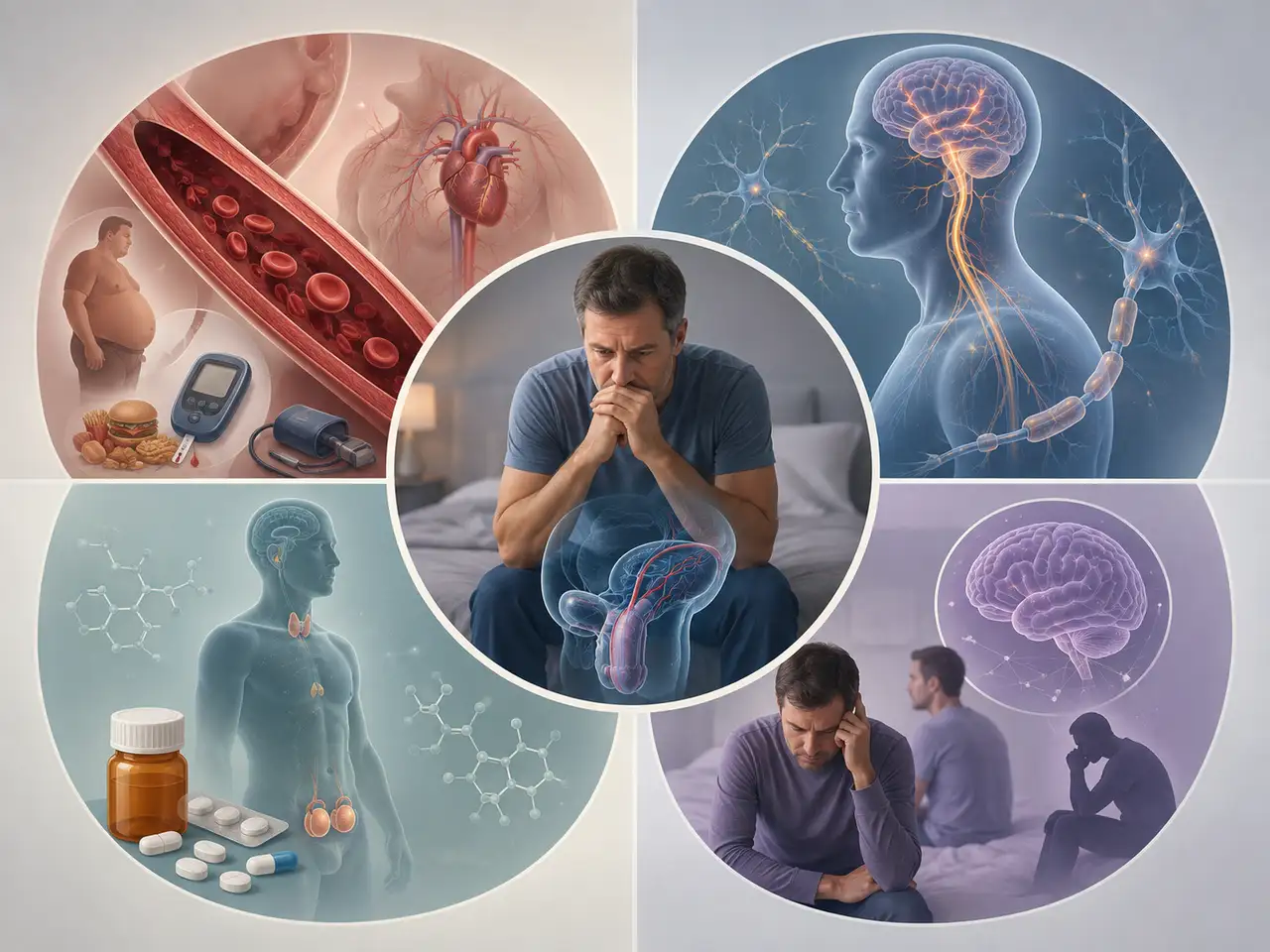 Patient information visual for Erectile Dysfunction: Causes, Assessment and Treatment Options