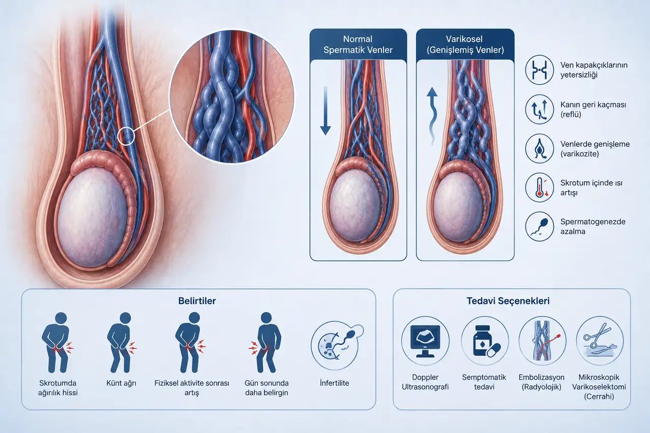 Patient information visual for Varicocele: Diagnosis, Fertility and Treatment Decisions