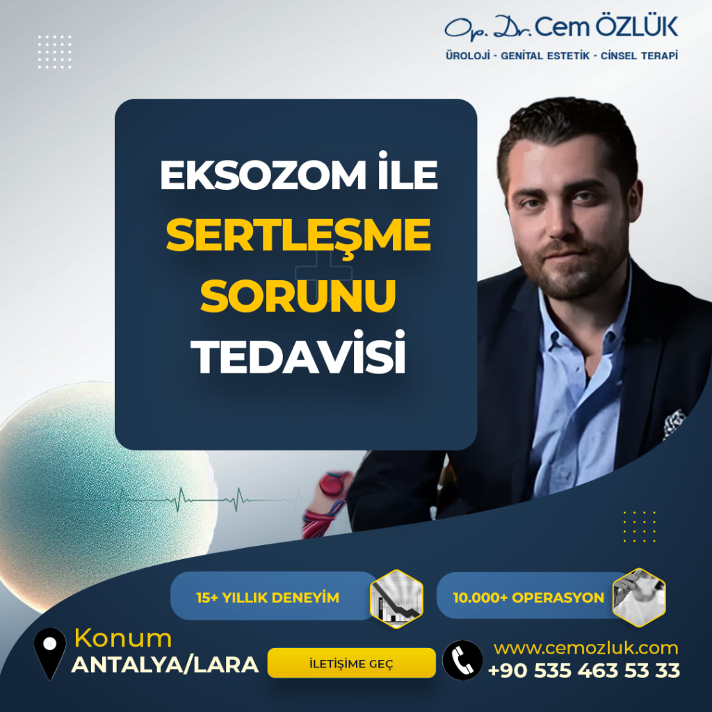 Eksozom Terapisi ile Sertleşme Tedavisi ve Erkek Sağlığı
